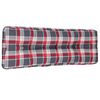 vidaXL piros kock&aacute;s sz&ouml;vet raklapp&aacute;rna 120 x 40 x 12 cm