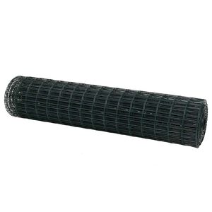 vidaXL Európai Kerítés Zöld 1.2 x 25 m PVC-bevonatú vas