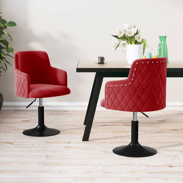 vidaXL 2 db bord&oacute; b&aacute;rsony forg&oacute; &eacute;tkezősz&eacute;k