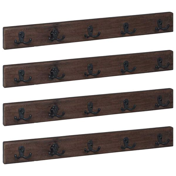 vidaXL Fogas Barna 60 x 7 x 8 cm Szil&aacute;rd &Uacute;jrahasznos&iacute;tott Fa