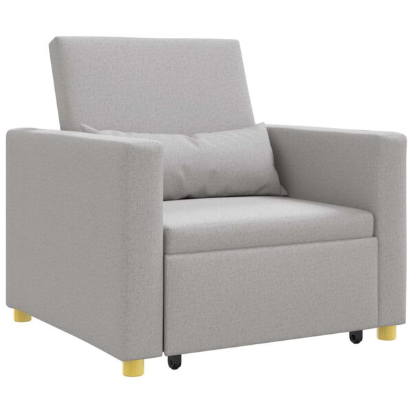 vidaXL Kih&uacute;zhat&oacute; kanap&eacute;&aacute;gy egyszem&eacute;lyes Felhős sz&uuml;rke 90 x 165 x 87 cm