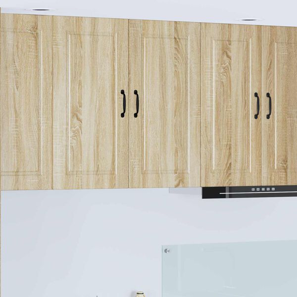 vidaXL Konyhaszekr&eacute;ny polcokkal Sonoma t&ouml;lgy 80 x 31 x 80 cm Faanyag