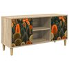 vidaXL TV szekr&eacute;ny ZAANDAM 102 x 33 x 50 cm Sonoma Szerelt Fa