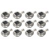 vidaXL 12 db feh&eacute;r kerek k&uuml;lt&eacute;ri napelemes LED l&aacute;mpa 12 cm