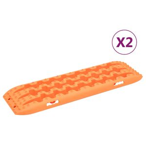 vidaXL 2 db narancss&aacute;rga nejlon vontat&aacute;si t&aacute;bl&aacute;k 106x30,5x7 cm