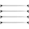 vidaXL 4 db ez&uuml;st teleszk&oacute;pos gardr&oacute;bs&iacute;n 58-100 cm