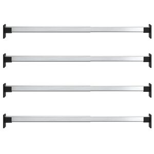 vidaXL 4 db ez&uuml;st teleszk&oacute;pos gardr&oacute;bs&iacute;n 58-100 cm