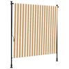 vidaXL narancss&aacute;rga &eacute;s feh&eacute;r sz&ouml;vet &eacute;s ac&eacute;l k&uuml;lt&eacute;ri rol&oacute; 150 x 270 cm