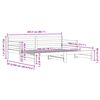 vidaXL tömör fenyőfa kihúzható kanapéágy 80 x 200 cm