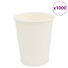 vidaXL 1000 db feh&eacute;r pap&iacute;r k&aacute;v&eacute;scs&eacute;sz&eacute;k 8oz 200ml