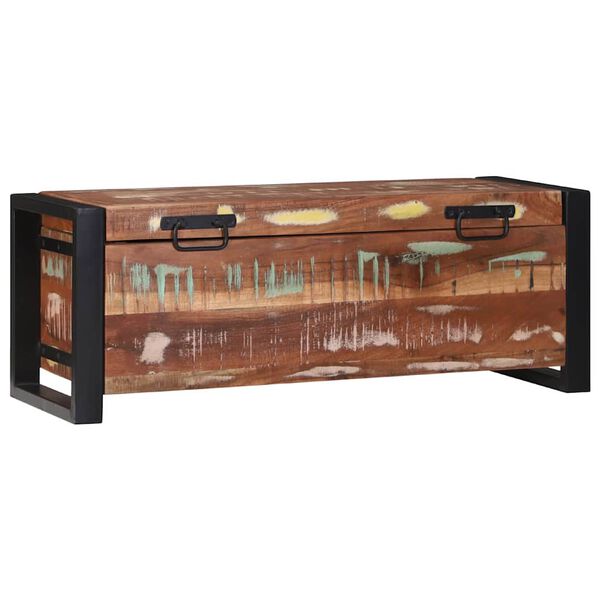 vidaXL T&aacute;rol&oacute;dobozok 80 x 30 x 30 cm T&ouml;m&ouml;r &uacute;jrahasznos&iacute;tott fa