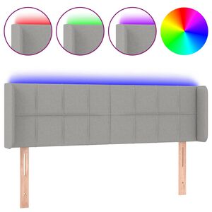 vidaXL vil&aacute;gossz&uuml;rke sz&ouml;vet LED-es fejt&aacute;mla 147 x 16 x 78/88 cm