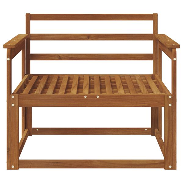 vidaXL K&uuml;lt&eacute;ri k&ouml;z&eacute;pső kanap&eacute; T&ouml;m&ouml;r Ak&aacute;cfa Term&eacute;szetes