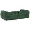 vidaXL z&ouml;ld sz&ouml;vet k&eacute;tszem&eacute;lyes modul&aacute;ris kanap&eacute; 140x70x36