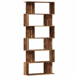 vidaXL K&ouml;nyves szekr&eacute;ny R&eacute;gi fa 80x24x192 cm G&eacute;pelt fa