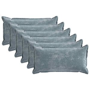 vidaXL P&aacute;rna huzat 6 pcs HOUTEN Vil&aacute;gosk&eacute;k 40 x 80 cm Chenille Sz&ouml;vet
