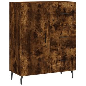 vidaXL f&uuml;st&ouml;s t&ouml;lgy sz&iacute;nű szerelt fa t&aacute;lal&oacute;szekr&eacute;ny 69,5 x 34 x 90 cm