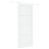 vidaXL Cs&uacute;sz&oacute; ajt&oacute; 93 x 232 cm Szerelt Fa Feh&eacute;r