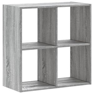 vidaXL sz&uuml;rke sonoma sz&iacute;nű szerelt fa k&ouml;nyvespolc 68,5 x 32 x 68,5 cm