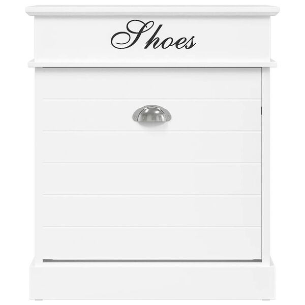 vidaXL feh&eacute;r cs&aacute;sz&aacute;rfa cipőszekr&eacute;ny 50 x 28 x 58 cm