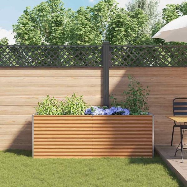 vidaXL Kerti magas&aacute;gy&aacute;s 195 x 50 x 68 cm Horganyzott ac&eacute;l