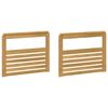 vidaXL Kart&aacute;masz modul 2 pcs Feh&eacute;r 79 x 6 x 61 cm T&ouml;m&ouml;r Ak&aacute;cfa