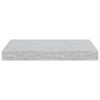 vidaXL 4 db betonsz&uuml;rke MDF lebegő fali polc 40 x 23 x 3,8 cm