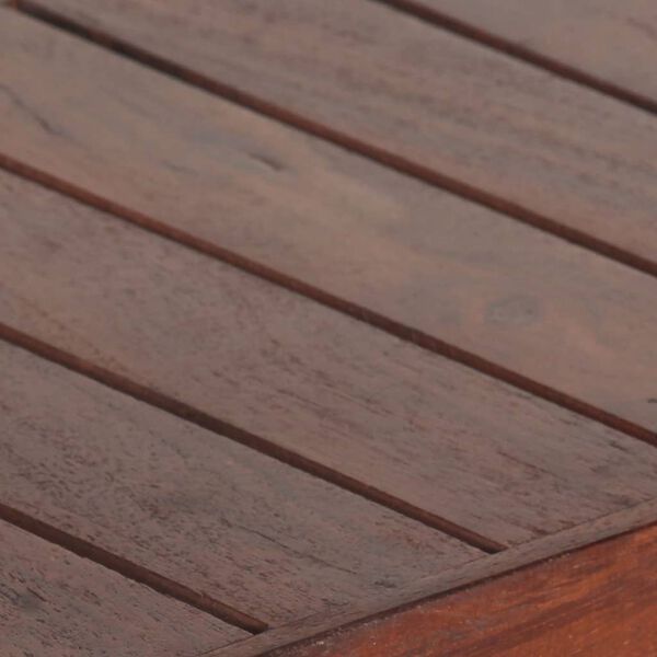 vidaXL m&eacute;zbarna t&ouml;m&ouml;r ak&aacute;cfa k&ouml;nyvszekr&eacute;ny 85 x 30 x 166 cm