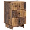 vidaXL &Eacute;jjeliszekr&eacute;ny fi&oacute;kkal Antik Fa 43 x 41 x 66,5 cm Szerelt Fa
