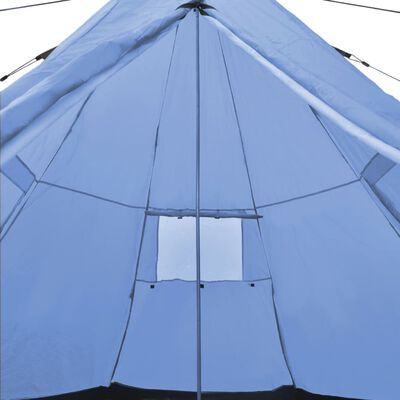 vidaXL 4 személyes kék sátor