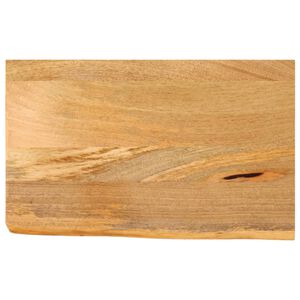 vidaXL t&ouml;m&ouml;r mang&oacute;fa term&eacute;szetes &eacute;lű asztallap 40 x 20 x 2,5 cm