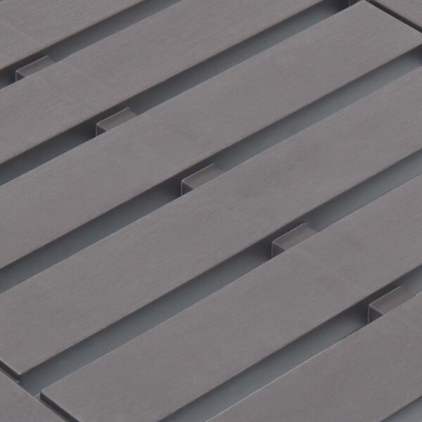 vidaXL mokka műanyag kerti asztal 78 x 55 x 38 cm