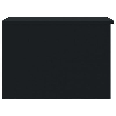 vidaXL fekete szerelt fa dohányzóasztal 50 x 50 x 36 cm