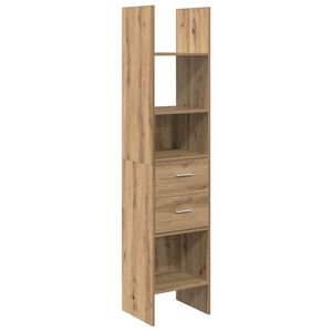 vidaXL K&ouml;nyvespolc 2 szintes 40 x 35 x 180 cm Szerelt Fa