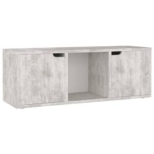 vidaXL betonsz&uuml;rke szerelt fa TV-szekr&eacute;ny 88,5 x 27,5 x 30,5 cm