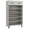 vidaXL betonsz&uuml;rke szerelt fa cipőszekr&eacute;ny 60 x 35 x 105 cm
