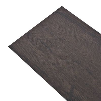 vidaXL sötétszürke tölgy nem öntapadó PVC padlólapok 2 mm 5,26 m²