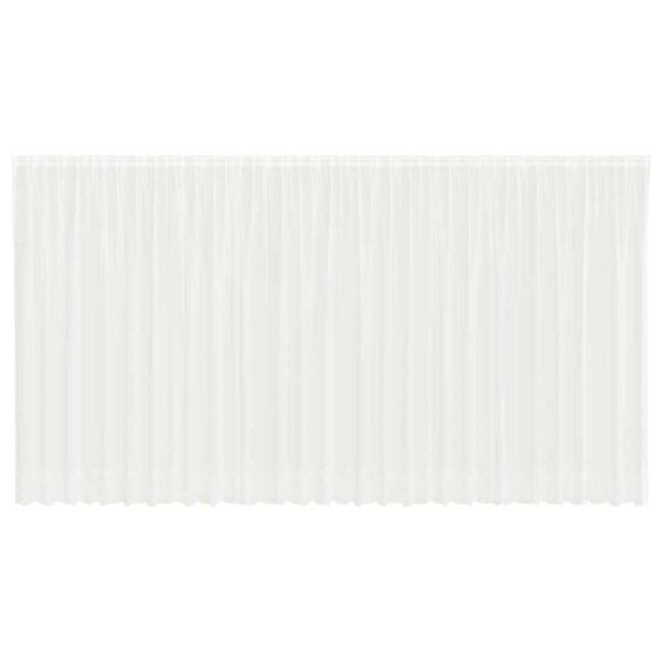 vidaXL Csipk&eacute;s F&uuml;gg&ouml;ny f&uuml;gg&ouml;ny&ouml;kkel Feh&eacute;r 200 x 750 cm Poli&eacute;szter