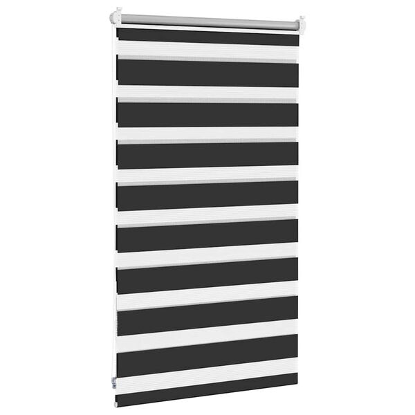 vidaXL fekete zebra rol&oacute; 50,9 x 100 cm sz&ouml;vet sz&eacute;less&eacute;g 46,7 cm