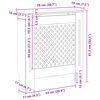 vidaXL MDF radi&aacute;torburkolat 78 cm