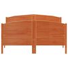 vidaXL viaszbarna tömör fenyőfa ágy matrac nélkül 140 x 200 cm