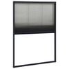 vidaXL antracitsz&uuml;rke alum&iacute;nium plisz&eacute; ablaksz&uacute;nyogh&aacute;l&oacute; 80 x 120 cm
