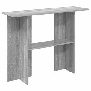 vidaXL Konzolasztal Sz&uuml;rke Sonoma 100 x 30 x 75 cm Szerelt Fa
