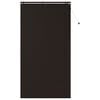 vidaXL Zsaluzia S&ouml;t&eacute;t Barna 125 x 250 cm 35 mm Massz&iacute;v Paulownia fa