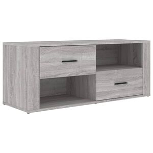 vidaXL sz&uuml;rke sonoma sz&iacute;nű szerelt fa TV-szekr&eacute;ny 100 x 35 x 40 cm