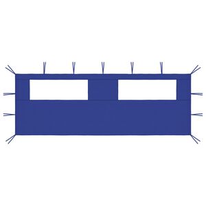 vidaXL k&eacute;k ablakos pavilonfal 6 x 2 m
