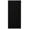 vidaXL fekete acél tolóajtós szekrény 90 x 40 x 90 cm
