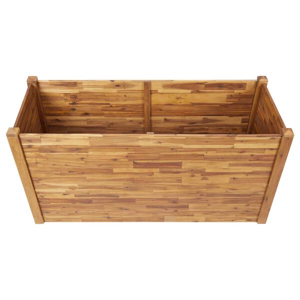 vidaXL tömör akácfa kerti magaságyás 160 x 60 x 84 cm