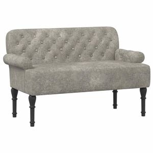 vidaXL Gombra tűz&ouml;tt loveseat Vil&aacute;gossz&uuml;rke 120 x 65 x 78 cm