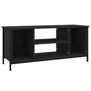 vidaXL fekete szerelt fa TV-szekr&eacute;ny 102x35x45 cm